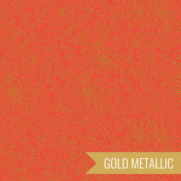 Menagerie Champagne in Red Metallic