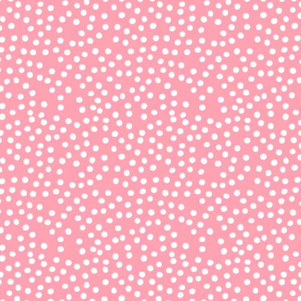 Little Tossed Dot in Rose Pink