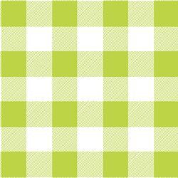 Buffalo Plaid in Lime
