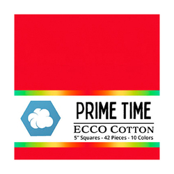 Ecco Cotton 5" Square Pack in Prime Time