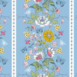 Delightful Stripe in Sky Blue