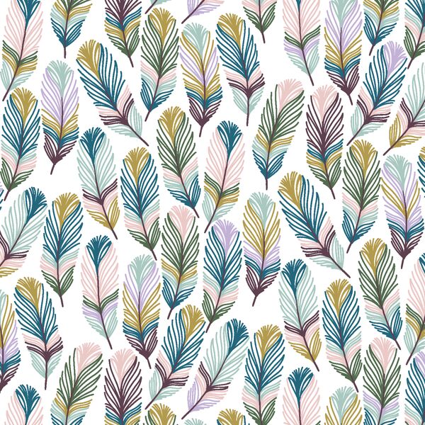 Feathers in Painted Unicorns