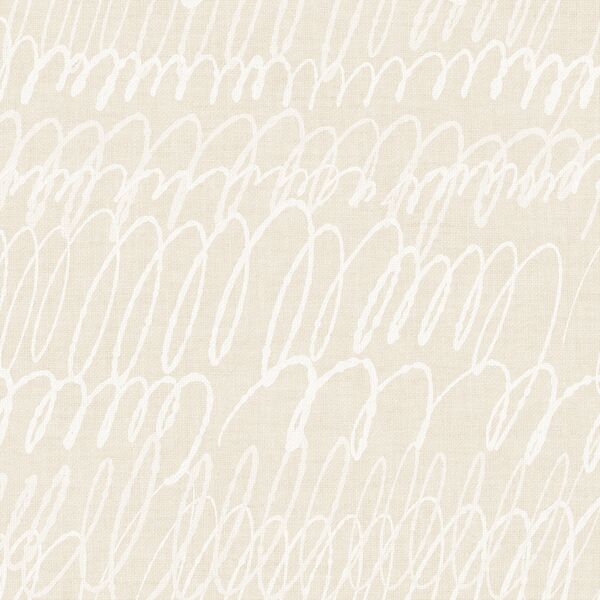 Large Squiggle in Cream