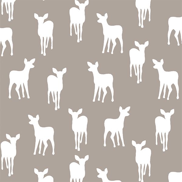 Fawn Silhouette in Taupe