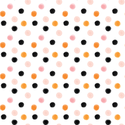 Watercolor Polka Dots in Mischief