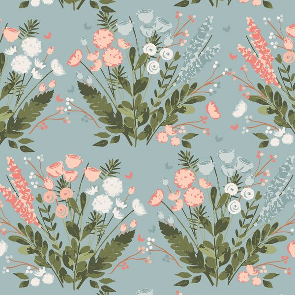 Pressed Bouquet in Stream