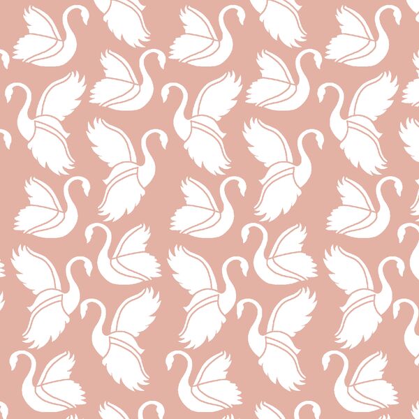 Swan Silhouette in Quartz