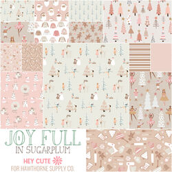Joy Full Fat Quarter Bundle in Sugarplum