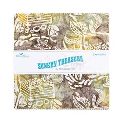 Expressions Batiks 10" Square Pack in Sunken Treasure