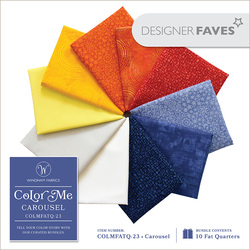 Color Me Fat Quarter Bundle in Carousel