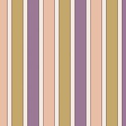 Stripe in Vintage Bouquet