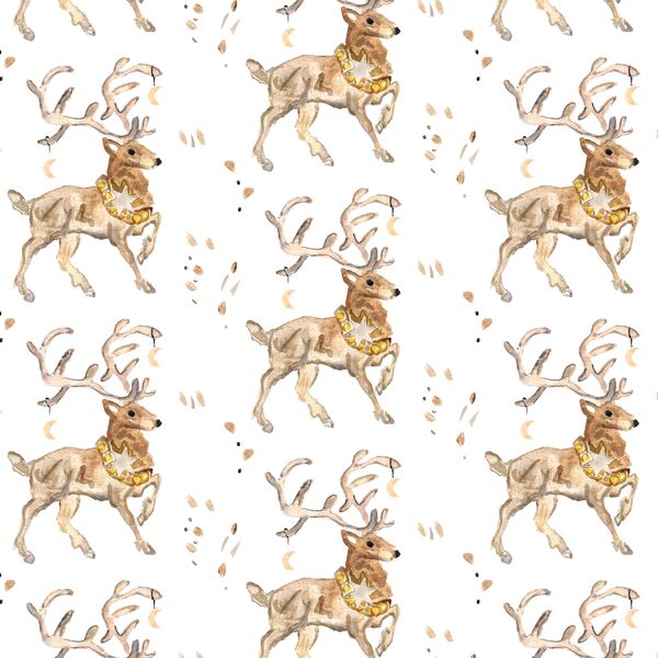 Reindeer in Silent Night