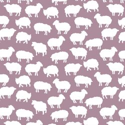 Sheep Silhouette in Celestial