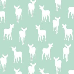 Fawn Silhouette in Mint