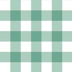 Large Gingham in Mint Green
