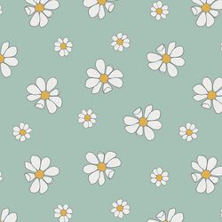 Daisies in Aqua Spring
