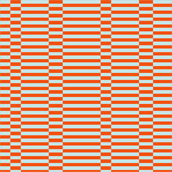 Broken Stripe in Orange/Sky