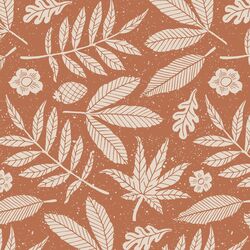 Leaves in Terracotta