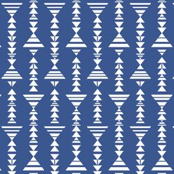Little Tribal Stripe in Blue Jay