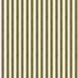 Winter Stripe in Olive on Alabaster