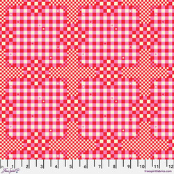 Gingham Checks in Hot Pink