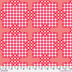 Gingham Checks in Hot Pink