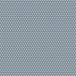 Small Winter Dot in White on Winter Blue