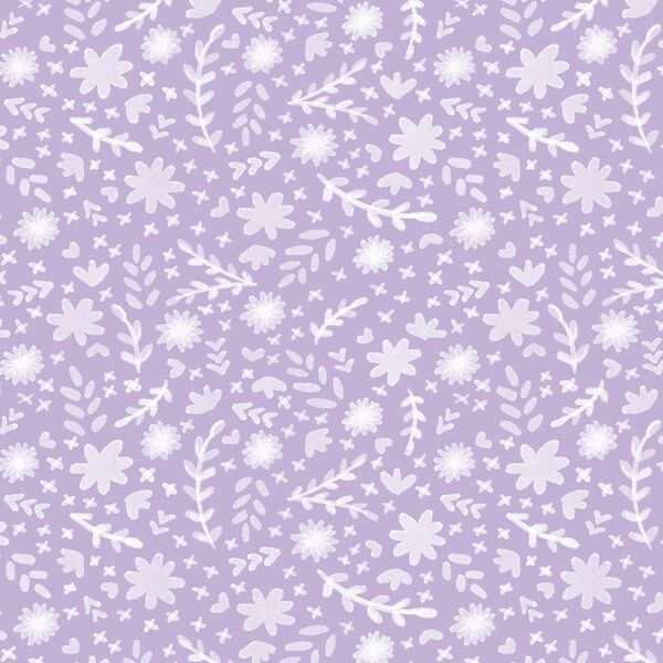 Sweet Florals in Lilac