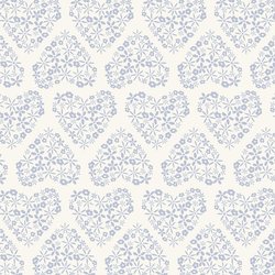 Hearts of Flower in Cloud on Pearl