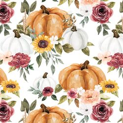Pumpkin Bouquet in White