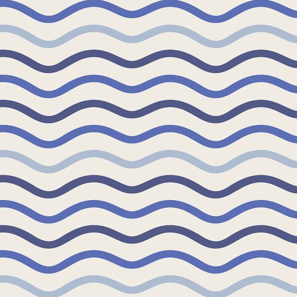 Wave Stripe in Breezy
