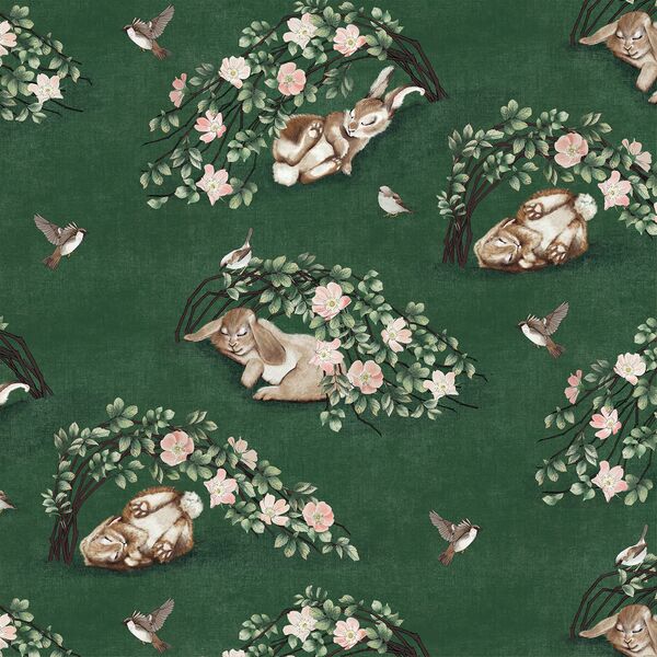 Briar Bunny in Arbor Green