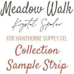 Meadow Walk Sample Strip