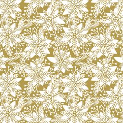 Little Pointsettias in Gold
