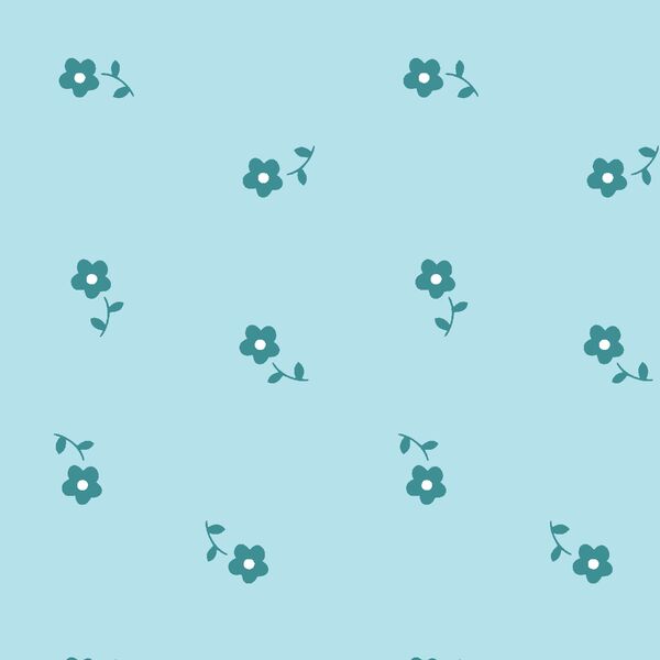 Posy in Aqua Blue