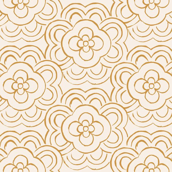 Flower Deco Tile in Magnolia
