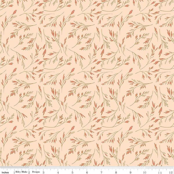 Grasses in Peach