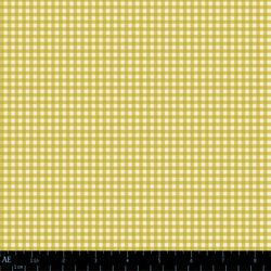 Mercerie Gingham in Curry and Moss