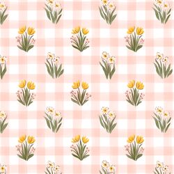 Picnic Plaid in Pink Lily