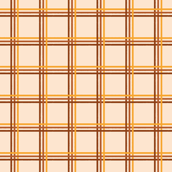 Sketched Plaid in Autumn Leaves
