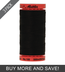 Black (9145-4000) - Metrosene - 547 Yards (3 Pack)
