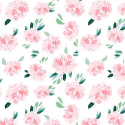 Painted Blooms in Pink