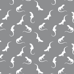 Iguana Silhouette in Smoke