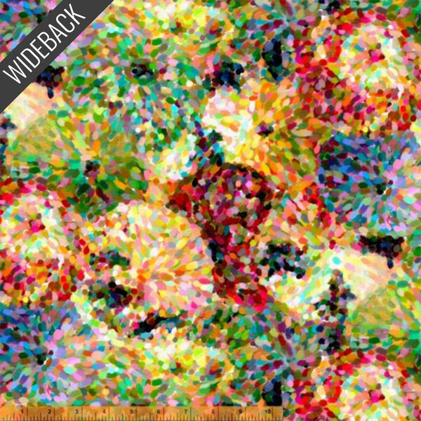 Impressionist Floral Wideback in Multi