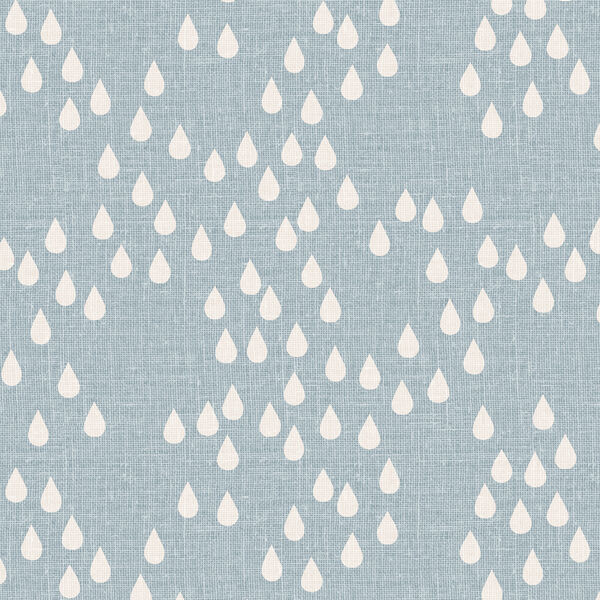 Rain Drops in Light Blue