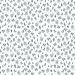 Leaves in Steel Blue