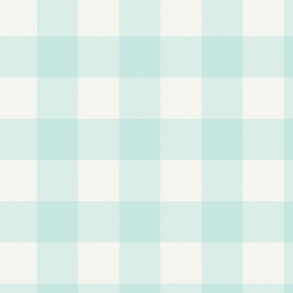 Winter Buffalo Plaid in Aqua