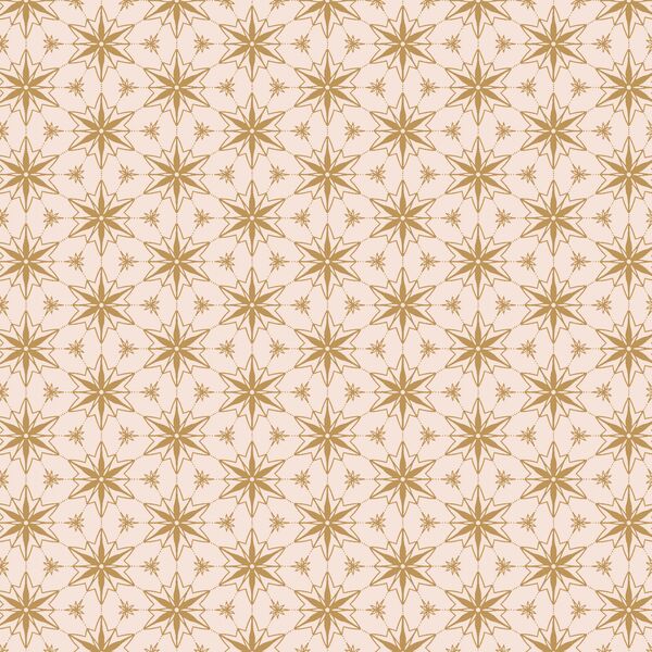 Ornament Stars in Blush