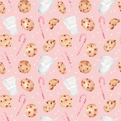 Milk and Cookies in Peppermint Pink