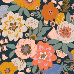 Sabra Floral in Dark